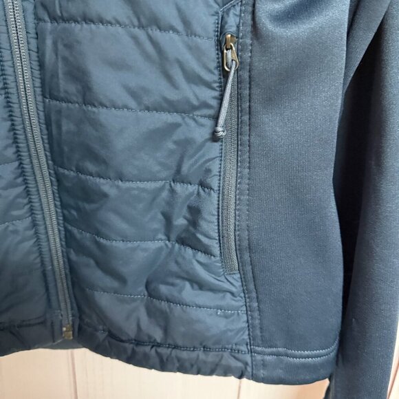The North Face Hybrid Insulated Jacket Women’s M Deep Navy Thumbholes EUC - Picture 2 of 15